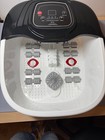 Foot Spa Bath Massager With Heat  Epsom Salt bubbles  Vibration And Red Light   