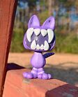 Lps Littlest Pet Shop Custom Purple Monster Alien Mouth Cat Ooak Art Peice