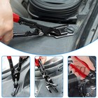 3pcs Red Trim Removal Pry Tool Kit For Car Radio Door Panel Fastener Dashboard