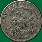 1835 Capped Bust Dime Extremely Fine Xf Coin  28616