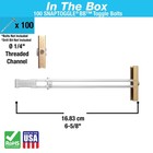 50 Toggler 1 4  Snaptoggle Only 25014 Snap Toggle Heavy Duty Drywall Anchor