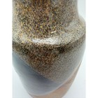 Vintage Studio Art Pottery Vase Brown Earth Tone Drip Glaze Stoneware Mcm 5 5 