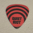 Quiet Riot Rudy Sarzo Signature Guitar Pick 2023-2024 Concert Tour Plectrum Rare