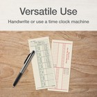 Adams Time Cards  Weekly  2-sided  Overtime Format  3-3 8  X 8-1 4   Manila