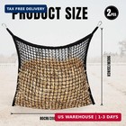 Slow Feed Hay Nets For Horses  Large Capacity Hay Bags  2 Pack