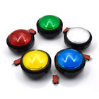 5  100mm Arcade Button Led Dome Illuminated With Microswitch Pop Music Jamma Mame
