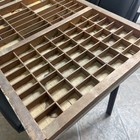 Antique Hamilton Printer s Drawer Letterpress Type Case Shadowbox