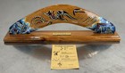 Hand Made Wooden Boomerang Hand Painted Dot Art W kangaroo Made In Australia 