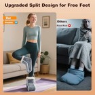 Split Electric Foot Warmer  Quick Heating Pad For Feet  6 12 2 5 9 8 61 grey