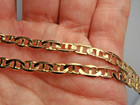 Solid 10k Yellow Gold 4 5mm Curb Link Chain Anklet Bracelet 9-inch Lobster Clasp