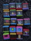Fisher Price Peek A Boo Blocks Animals  Circus Zoo Sensory A B C 2 18 Pc Lot Vtg