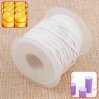 60m Spool Of Cotton Square Braid Candle Wicks Wick Core For Candle Making 2 5mm