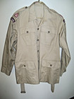 Vintage R  A  M  C  Officer British Khaki Drill Bush Jacket With Removable Belt