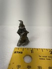 Vintage Scm Pewter Wizard Figurine Crystal Ball Staff Aidan Celtic Wizard 4038