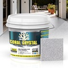 Epoxy Colored Sand Floor Paint Self Leveling Gloss Dark Gray Non-slip Concrete