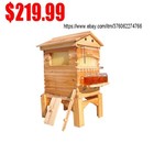 Auto Bee Hives Beekeeping Boxes Honey House   7 X Beekeep Frames   Have Stand Us