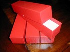4 New Red Cardboard Storage Box 2x2x9 For 2x2 Coin Holders Flips Boxes 9x2x2
