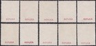 Gb 1936 Edward Viii Keviii Definitive Essays Set  1 Reproduction Stamp Sv
