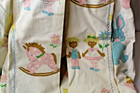 Vintage Diaper Stacker Holder Hanger Cute Nursery Print Animals Kids Organizer