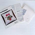 Vintage 1980 Craftways Needlepunch Embroidery Kit  1872 Geraniums No Thread