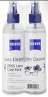Zeiss Lens Cleaning Solution Kit  8 Fl  Oz  2 Pk     Lens Spray   Microfiber Clo