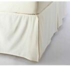 700 Tc Cotton Open Corner Tailored Bed Skirt Solid Ivory All Bed Size Drop New