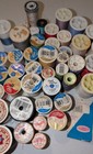 Sewing Lot 85 pieces Thread Spools Needles Multiple Brands   Sizes  Some Vintage