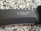 Camillus Indulge Machete Titanium 420 Stainless Steel 7  Full Tang Blade  Sheath