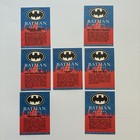 Batman Returns 1992 Topps Movie Trading Cards Lot Of 7 With Catwoman Vintage
