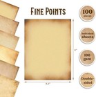 Stationery Paper  100 Sheets  Aged Look Vintage Antique Old Fashion Parchment   