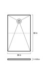 Schluter Kerdi-shower-ts Prefabricated Sloped Shower Tray - 38  X 60  Fast Ship