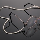 4 Pcs Braided Leather Eyeglasses Holder Straps Around The Neck Glasses Cords