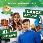 Swooc Games - Yardzee  Farkle   20  Giant Dice Games  all Weather  With Wood    