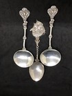 Antique 3 Large Sterli Solid Silver Spoons London 1898 Neff W Hutton Scrap 162gr