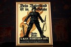 Ww1 German Propaganda Poster - Wwi Imperial Soldier With Pickelhaube Helmet