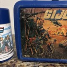 Vintage Gi Joe Lunch Box And Thermos  A Great American Hero  1986  Aladdin