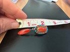 Leo Yazzie Vintage Navajo Sterling Silver   14k Gold Coral   Turquoise Earrings