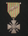 Wwi 1917 French Croix De Guerre With Palm Citation