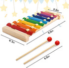 Xylophone For Kids  Xylophone Musical Toy With Child Safe Mallets Educational Mu