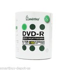 100 Pcs Smartbuy Dvd-r Dvdr 16x 4 7gb White Inkjet Hub Printable Recordable Disc