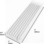 6pcs 100mm X 25mm X 10mm Heatsink Aluminium Radiator Cooler Heat Sink For