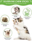 Cat Chew Sticks Silvervine Dental Cleaning 12 Pack Natural Catnip Teeth Grinding