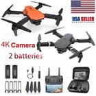 Drone 2026 4k Hd Dual Camera Wifi Fpv Rc Foldable Quadcopter   2 Batteries Usa