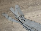 Silver Gray Equestrian Tie In Tail Bag