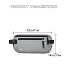 Invisible Travel Waist Pack Pouch For Passport Money Belt Bag Hidden Security Wa