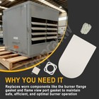 For Reznor Ra Rad 140 150 235 250 Waste Oil Heater Parts Chamber Tune Up Kit Usa