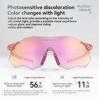 Rockbros Photochromic Sports Sunglasses For Men Women Cycling Uv Protection 