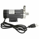 110v Magnetic Beer Pump Food Grade Stainless Steel Head W  1 2   Thread