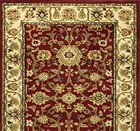 Lyndhurst Collection Runner Rug - 2 3 x6  Red   Ivory Traditional Oriental