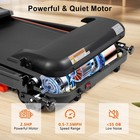 2 5hp Folding Treadmill 300lbs Capacity Heart Rate Sensor Bluetooth Speaker Home